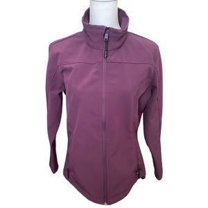 Dickies | Women’s Purple Soft Shell Full Zip Jacket Size Medium